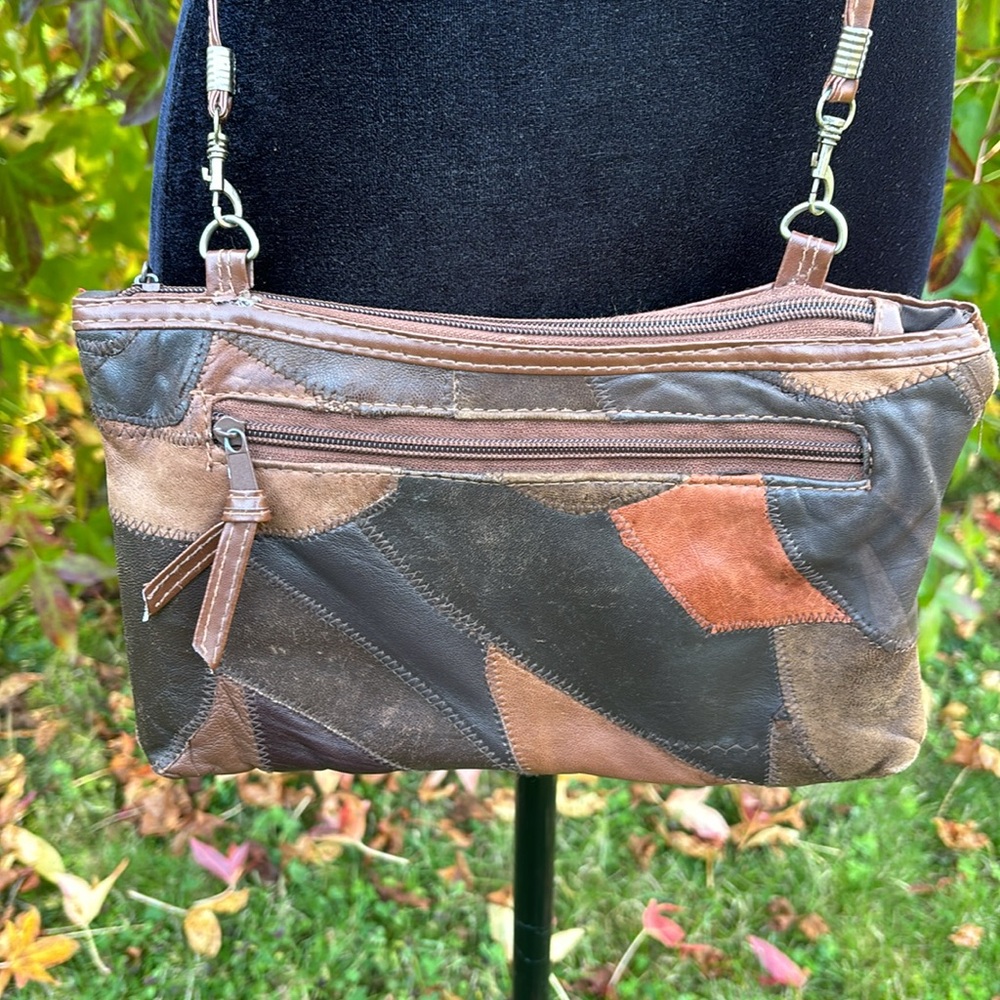 Patchwork Leather Purse - image 3
